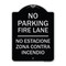 Signmission No Estacione Zona Contra Incendio Heavy-Gauge Aluminum Architectural Sign, 24" H, BS-1824-23848 A-DES-BS-1824-23848 - alternate 1